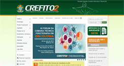 Desktop Screenshot of crefito2.gov.br
