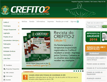 Tablet Screenshot of crefito2.gov.br